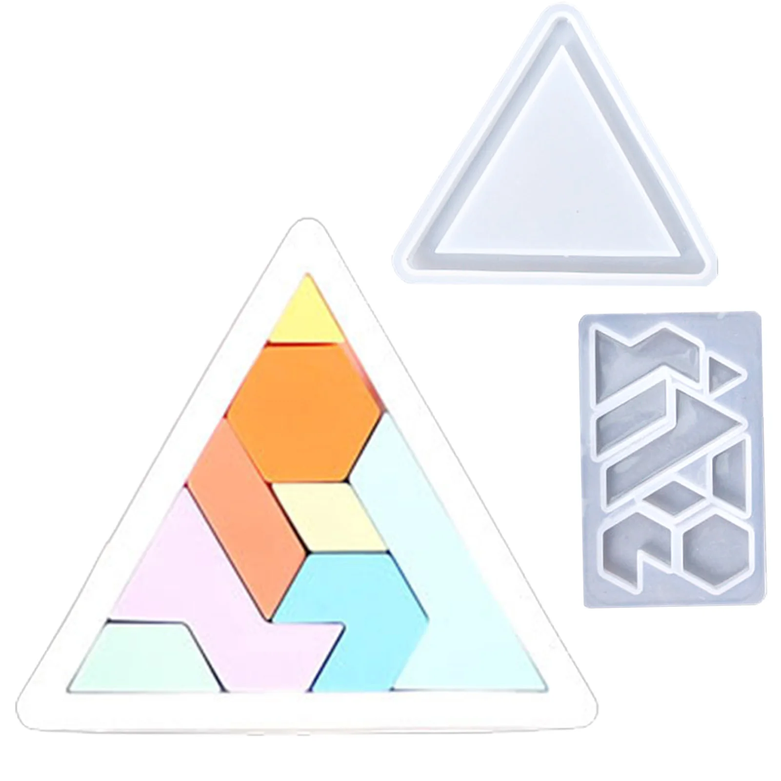 

Puzzle Silicone Mold - Durable Puzzle Piece Mold for Funny Game Easy to Clean and Easy to Release Jigsaw Puzzle Silicone Mold