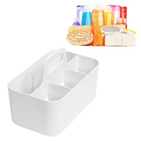 bath storage shower organizer caddy tote with handle holds stand hand soap shampoo sponges scrubs and body wash for bathroom
