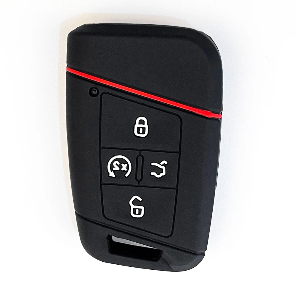 

Силиконовая крышка для автомобильного ключа с 4 кнопками для Volkswagen New Magotan B8 2017, чехол для ключа, вариант, умная деталь для автомобиля CC