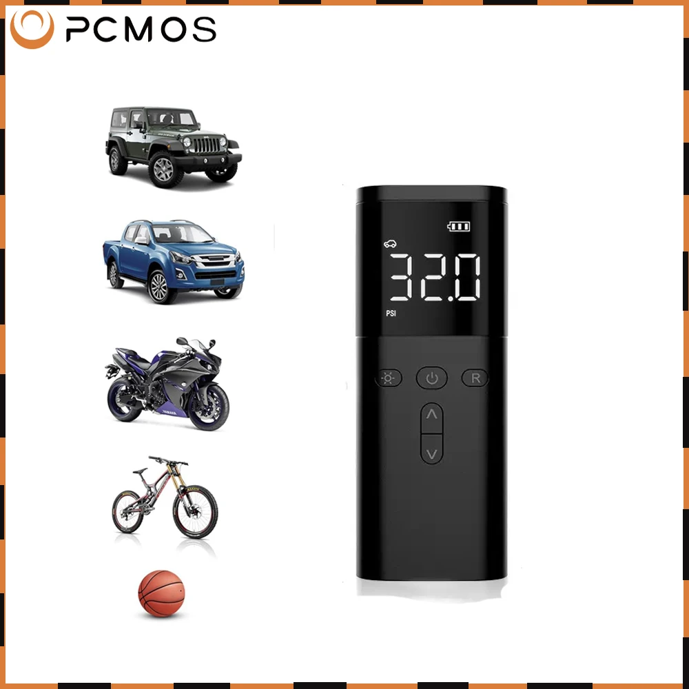Портативный Мини-автомобильный Насос Многофункциональный Воздушный Для