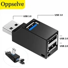 Концентратор USB 3,0, адаптер-удлинитель, мини-разветвитель, 34 портов для ПК, ноутбука, Macbook, высокоскоростной U-диск-ридер для Xiaomi