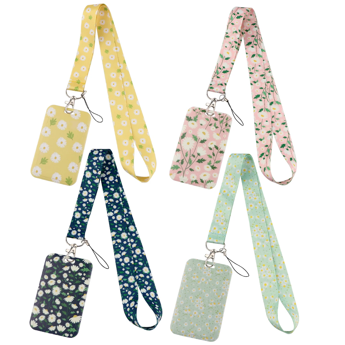 

Small Daisy Lanyards for Key Flowers Neck Strap For Card Badge Gym Keychain Lanyard Key Holder DIY Hanging Rope Phone Straps