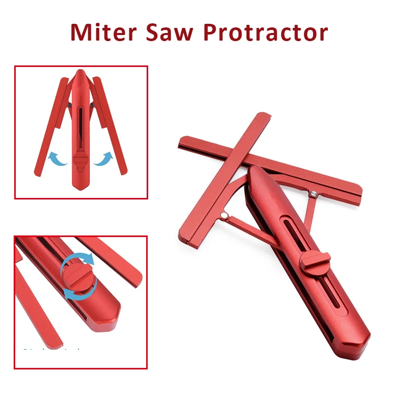 

NEW Angle Duplicator Miter Saw Protractor 0-180 Degree Aluminum Alloy Protractor Corner Clamp Angle Measuring Tools Dropshipping