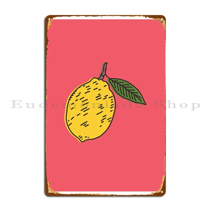 

Kitchen Fruit Lemon Metal Sign Vintage Wall Mural Pub Design Pub Personalized Tin Sign Poster