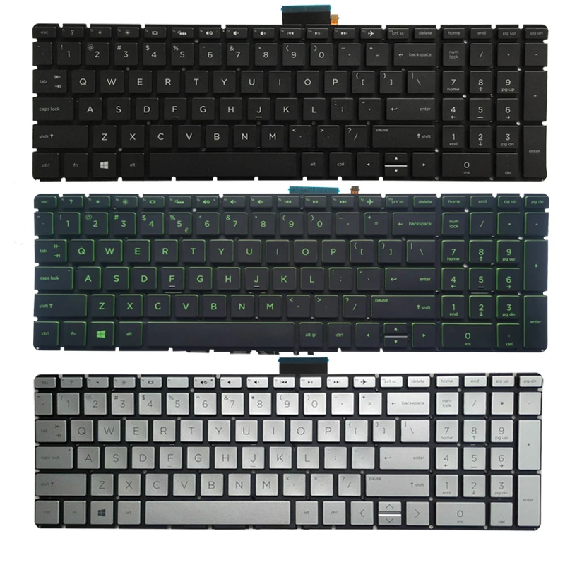 US laptop keyboard for HP 15-BP 15M-BP 15-CB 15T-CB 15-CC 15T-CC 15-CD 15-CU 15-CK TPN-W217 TPN-Q190 TPN-Q193 TPN-Q201