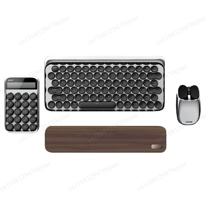 Фото Беспроводной Bluetooth-комплект Lofree Knight EH120/EH118: механическая клавиатура и мышь с цифровым блоком в стиле Polka Dot №4