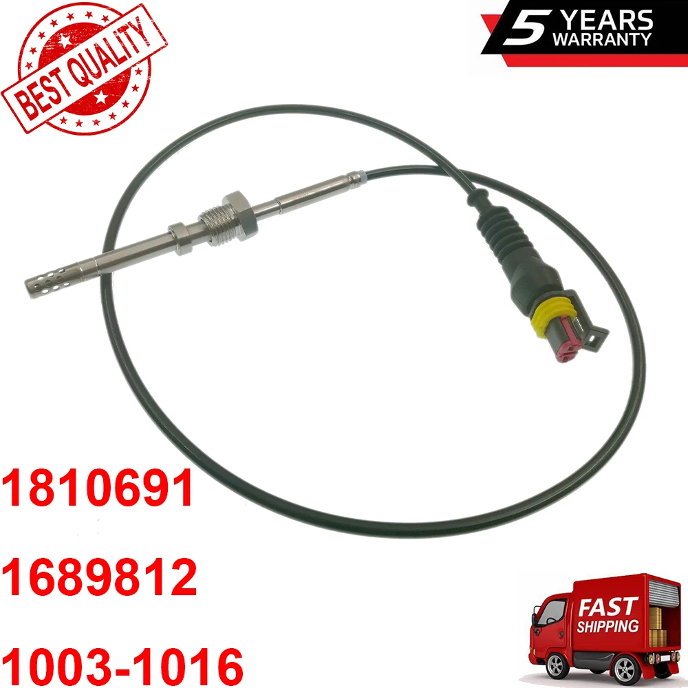 

1810691 1612300 1612372 1689812 Engine Exhaust Gas Temperature Sensor for DAF XF105 2005-2013 1689812 1003-1016