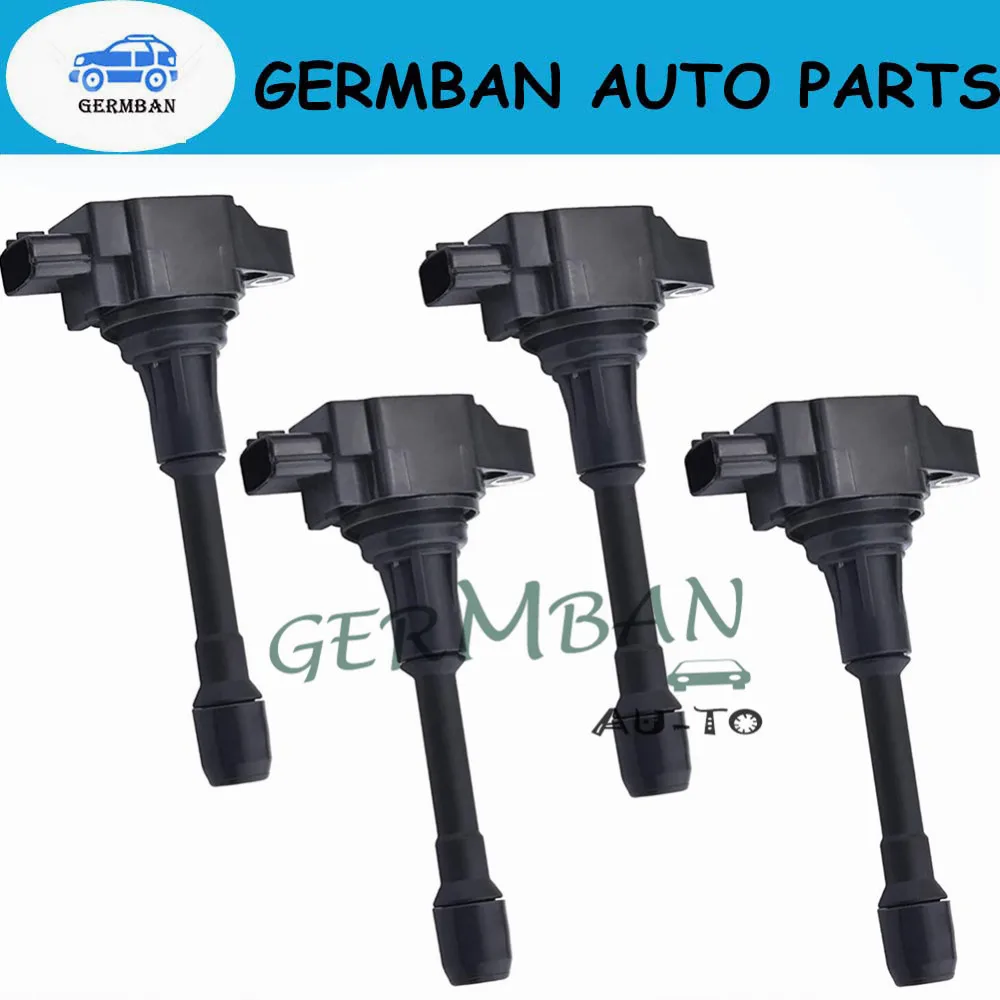 

Катушка зажигания для Nissan TIIDA Cube Altima Rogue Sentra Versa Micra X-Trail Qashqai Infiniti M56 fx 22401JD01B, 4 шт., 22448-JA00C