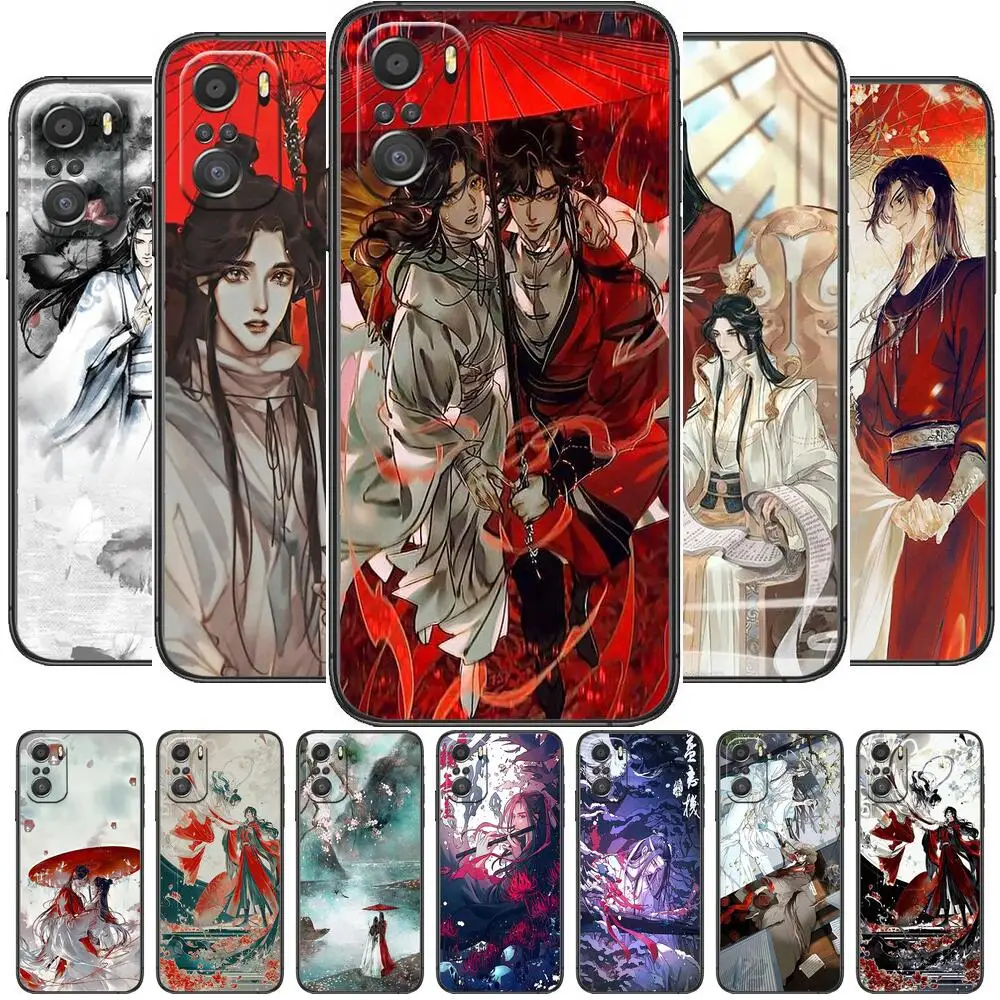 

mo dao zu shi Anime cartoon For Xiaomi Redmi Note 10S 10 9T 9S 9 8T 8 7S 7 6 5A 5 Pro Max Soft Black Phone Case