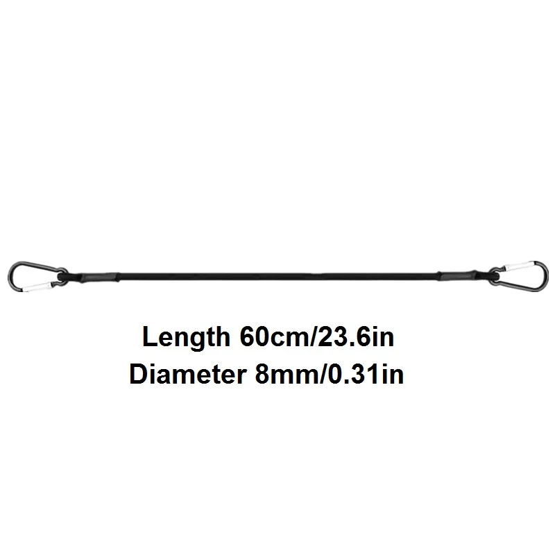 

30/60/90/120/150 см эластичные веревки 8 мм банджи-шнуры с крючками легкие велосипедные галстуки автомобильный багаж упаковка ремень для багажника на крышу