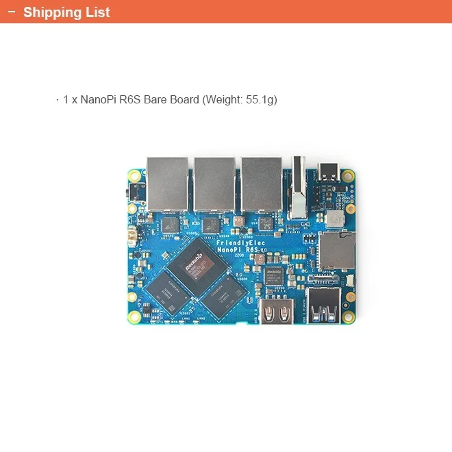 OpenPi Nano R6S LTS 8 ГБ ОЗУ и 32 eMMC Rockchip RK3588S GPU VPU Quad Cortex-A76 A55 до 2 4 ГГц 1 5 Гбит/с LAN OpenWRT