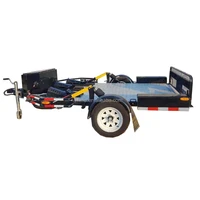 small motorcycle lifting trailer tow behind trailer with remote control