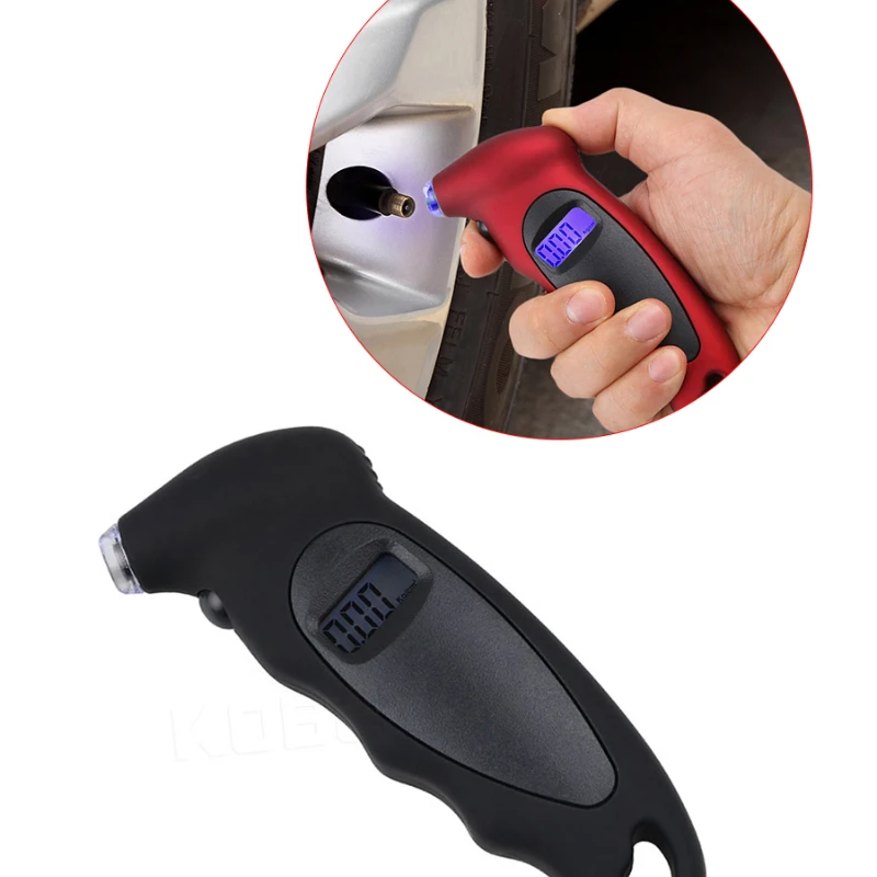 

Высокоточный Манометр с подсветкой Новый цифровой датчик давления в шинах Автомобильный манометр с ЖК-дисплеем