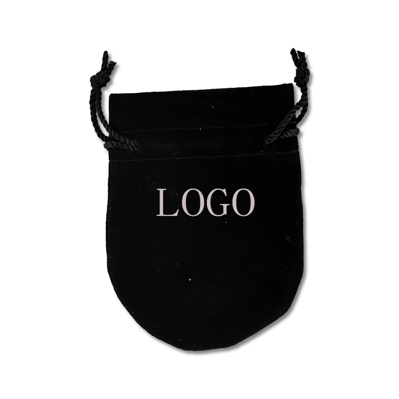 

1PCS Black Flannel Bag Pouch For Bead Charm Earrings Necklace jewellery organizer Packaging Jewelry Organizer Joyero gift