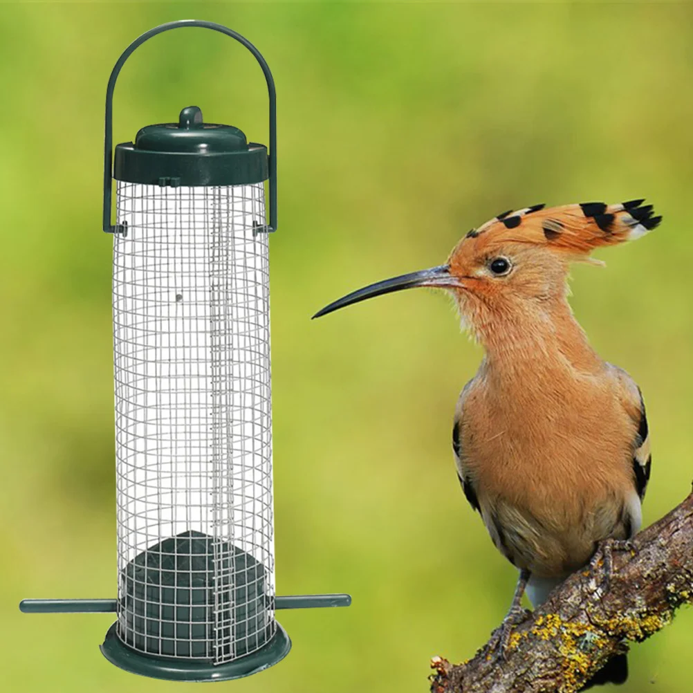 Кормушка для птиц с пластиковым окном подвесная кормушка попугаев прозрачная