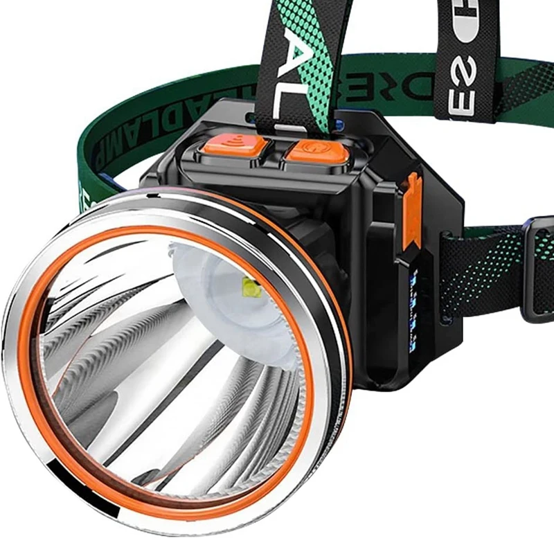 

Lamp Super Bright Adult USB Headlight Spotlight Waterproof Outdoor Light Camping Headlamp Flashlight Portable
