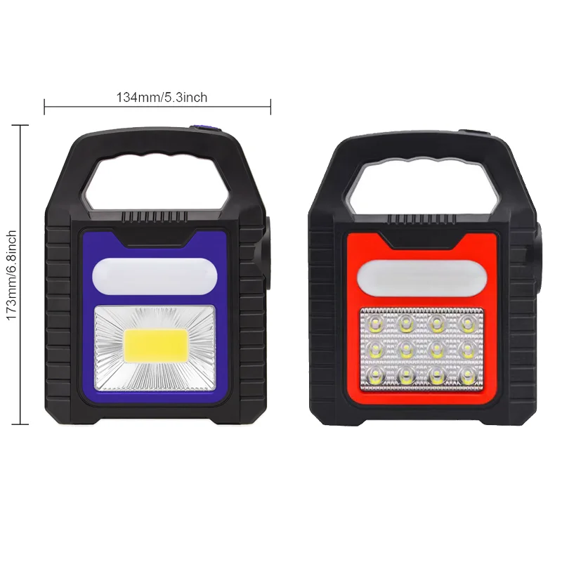 

Z20 Portable Solar Lantern COB LED Work Lamp Waterproof Emergency Spotlight USB Rechargeable Handlamp Outdoor Hiking Camping