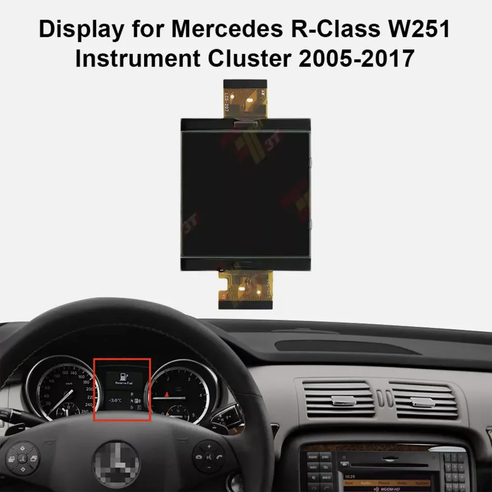 Дисплей приборной панели для Mercedes MB ML W164 GL X164 R-class W251 кластер инструментов с