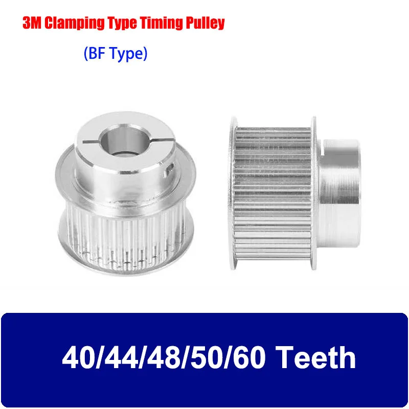 3 м 40-60 зубчатый зажимной шкив с отверстием 5 мм-16 мм синхронное колесо типа BF