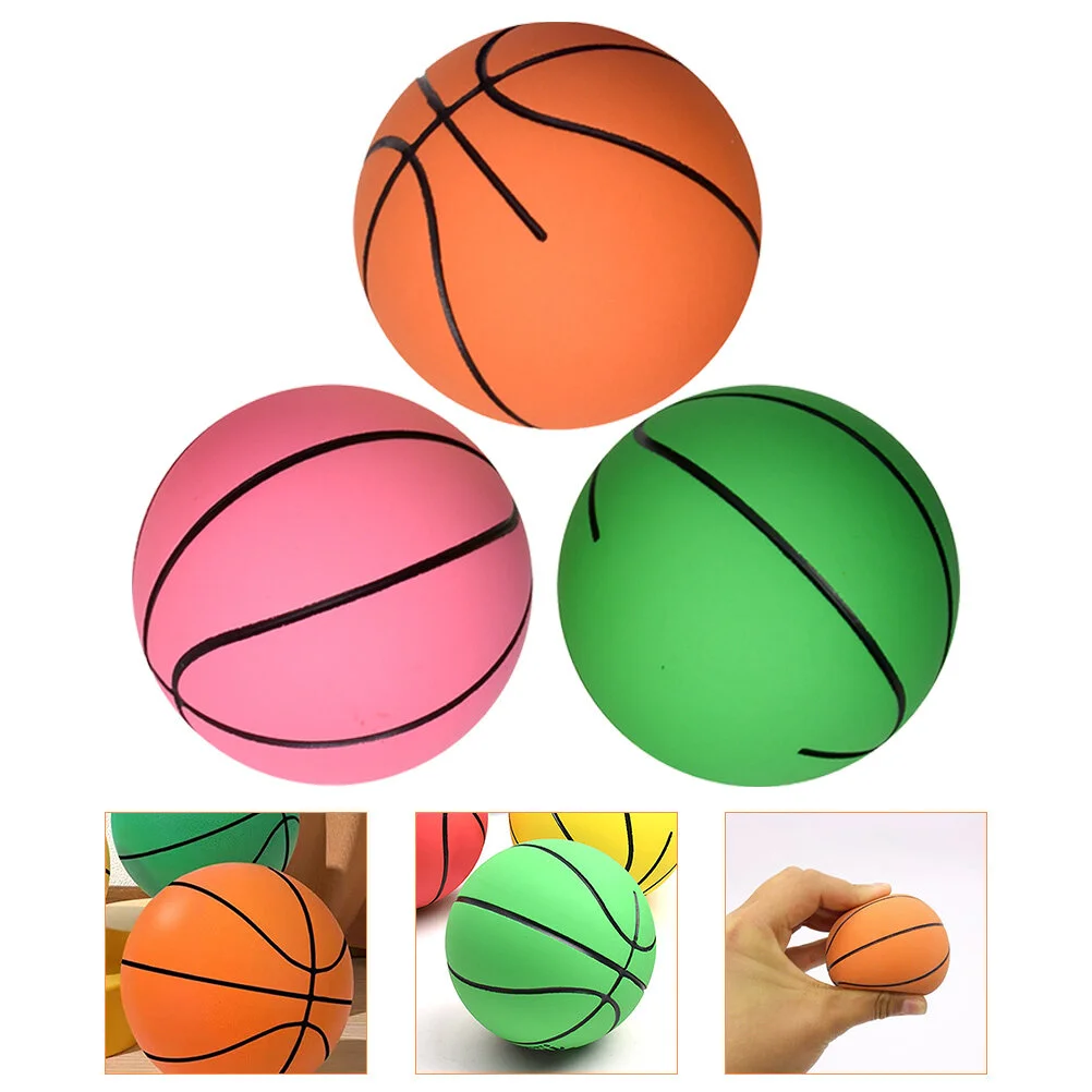 

Bouncing Ball Colored Bounce Balls Children Jumping Decompression Funny Rubber Portable
