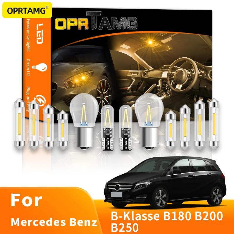

Canbus LED For Mercedes Benz B-Class W245 W246 W242 W247 B180 B200 B250 1998 2000-2022 Interior Light License Plate Car Light