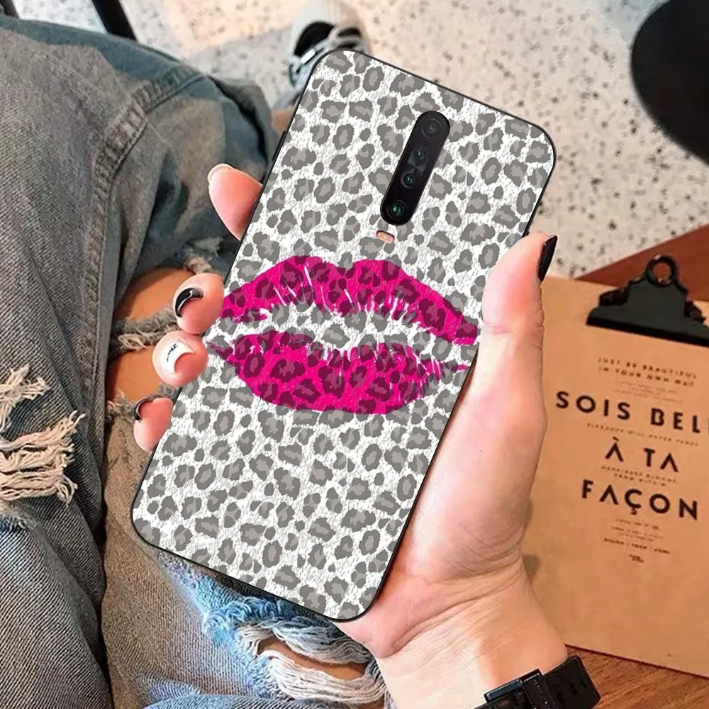 Сексуальная девушка Красные Губы Поцелуй раньше для Redmi 5 6 7 8 9 10 Plus Pro A GO K20 K30 K40 F3