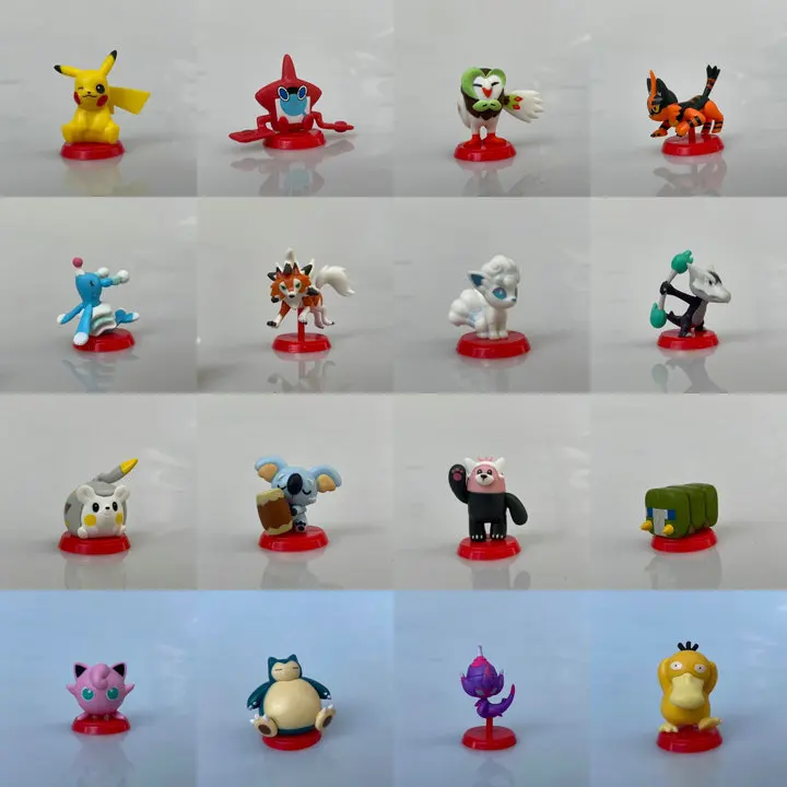 

Pokemon Pikachu Psyduck Dartrix Jigglypuff Poipole Snorlax Vulpix Bewear Rotom Doll Gifts Model Anime Figures Collect Ornaments