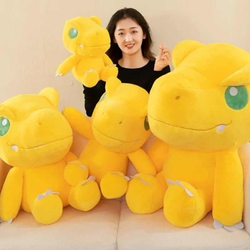 Цифровой монстр Агумон плюшевая кукла милый желтый динозавр воспоминания