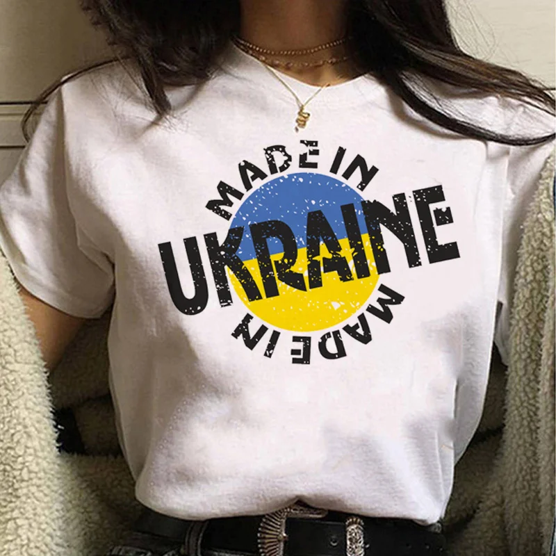 

Ukraini Ukraine Flag t shirt summer top male vintage 2022 casual aesthetic manga t shirt graphic