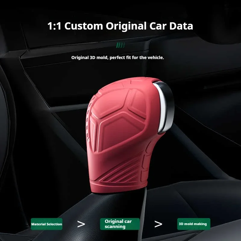 Фото Для Volkswagen Bora автомобильный силиконовый чехол для автоматической ручки переключения передач безвкусный противоскользящий защитный чехол для ручки переключения передач №4