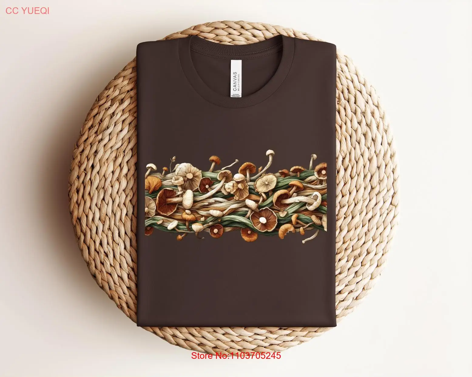 Футболка Magic Mushroom Nature for Cool Fungi Mycophile Shitake Art Забавные длинные или короткие рукава