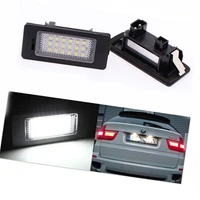 smd led car license plate light white for bmw e39 m5 e70 e71 x5 x6 e60 m5 e90 e92 e93 m3 number rear lamp direct replace auto