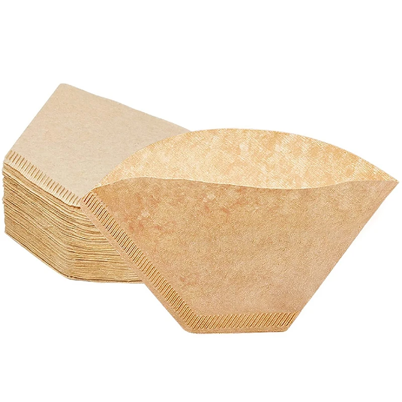

200 Piece Set No. 02 Coffee Filter Cone Paper Natural Unbleached Paper Filter
