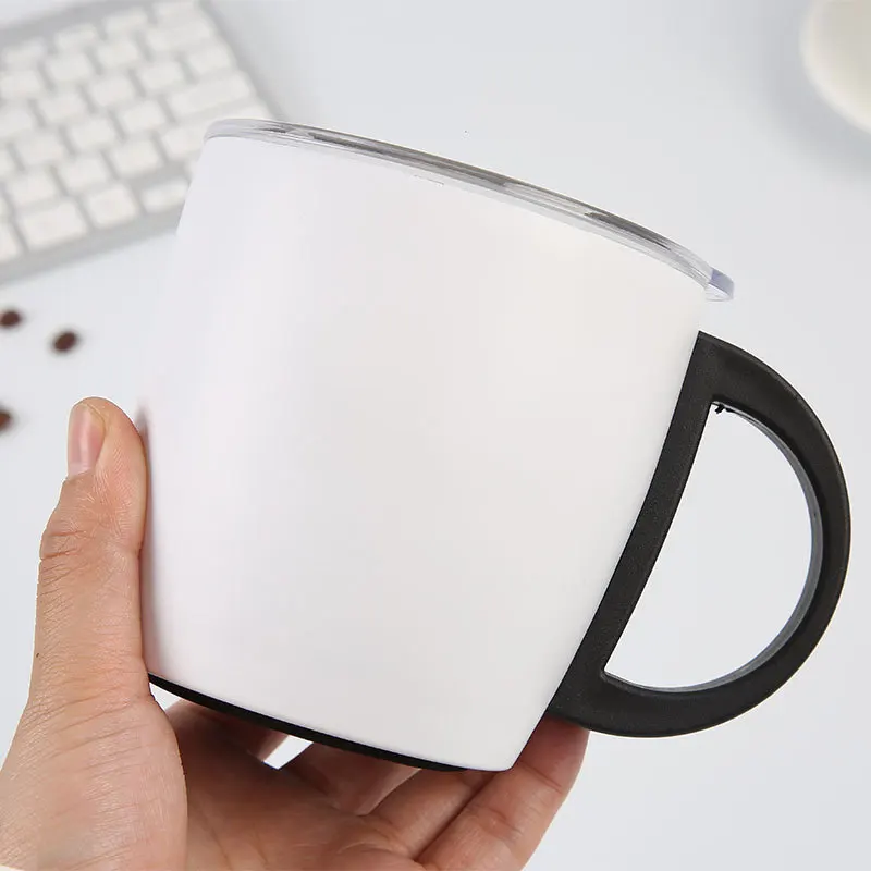 

13oz 300ML Blank Sublimation Coffee Mugs Stainless Steel Tea Cups Blanks for Heat Transfer High Quality Vacuum Mug