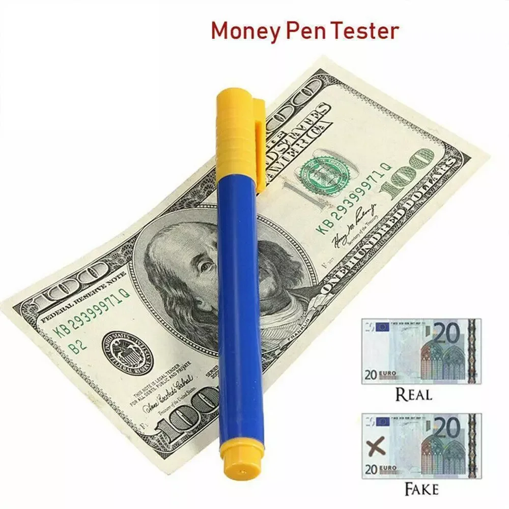 

5pcs Money Tester Checker Pen Bank Note Pens Forged Fake Notes Pen Fraud Marker Money Pen