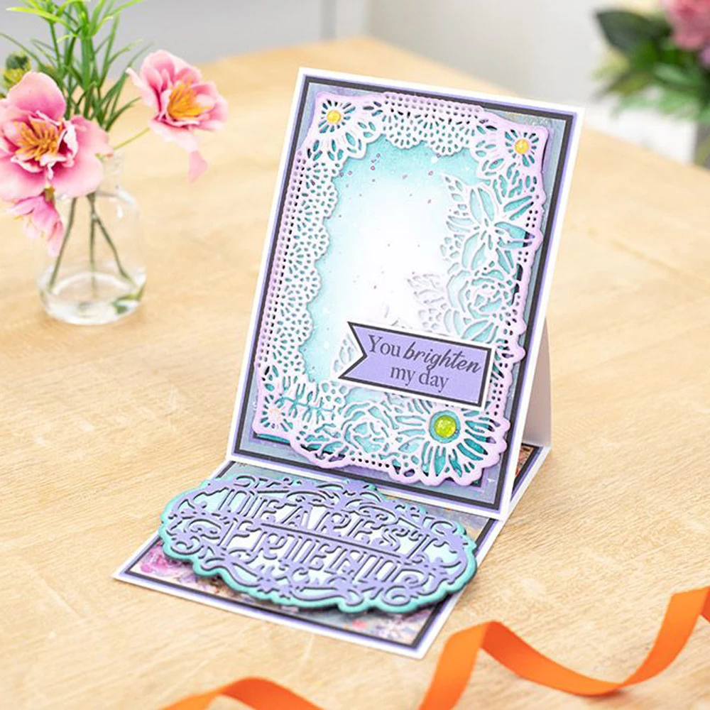 Металлические штампы Lucky Goddess дорогой друг сделай сам скрапбукинг фотоальбом