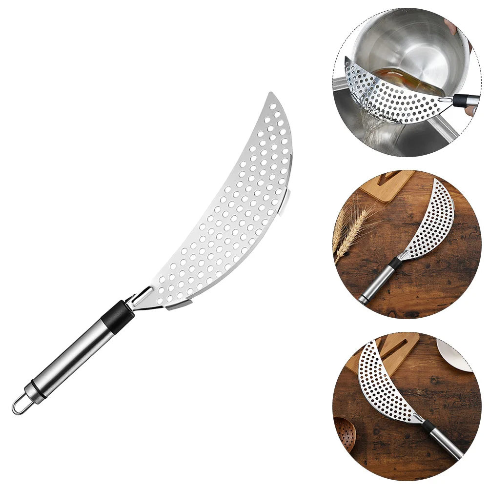 

2pcs Drainer Pot Strainer Pan Strainer Pan Drainer for Kitchen Hotel