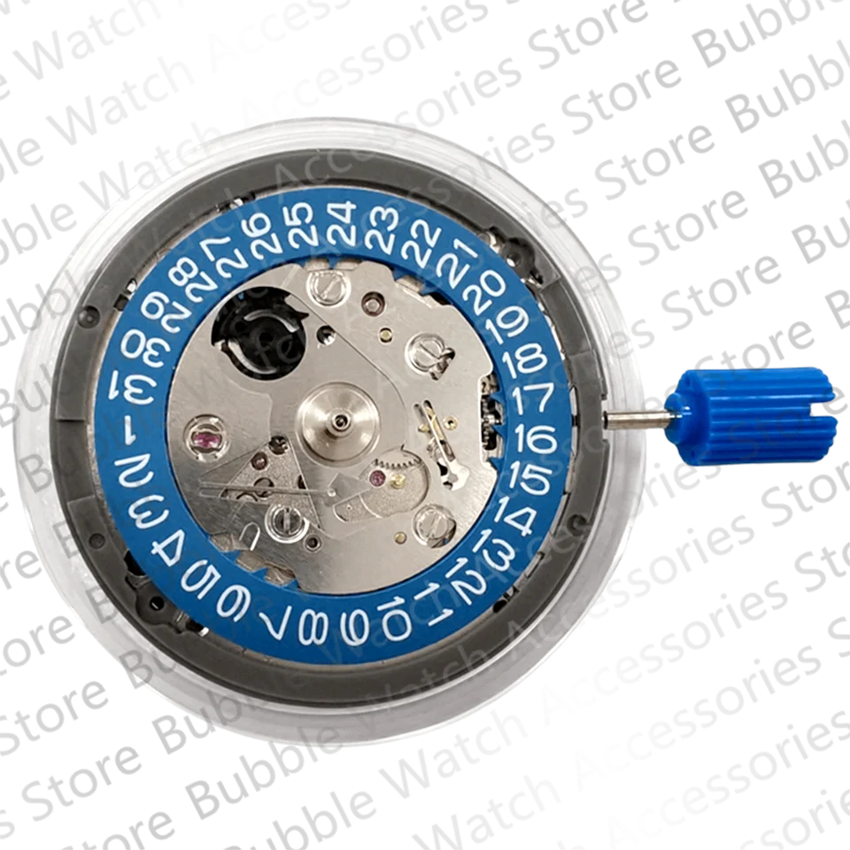 NH35a автоматический механический механизм синие красные белые цифры дата-колесо