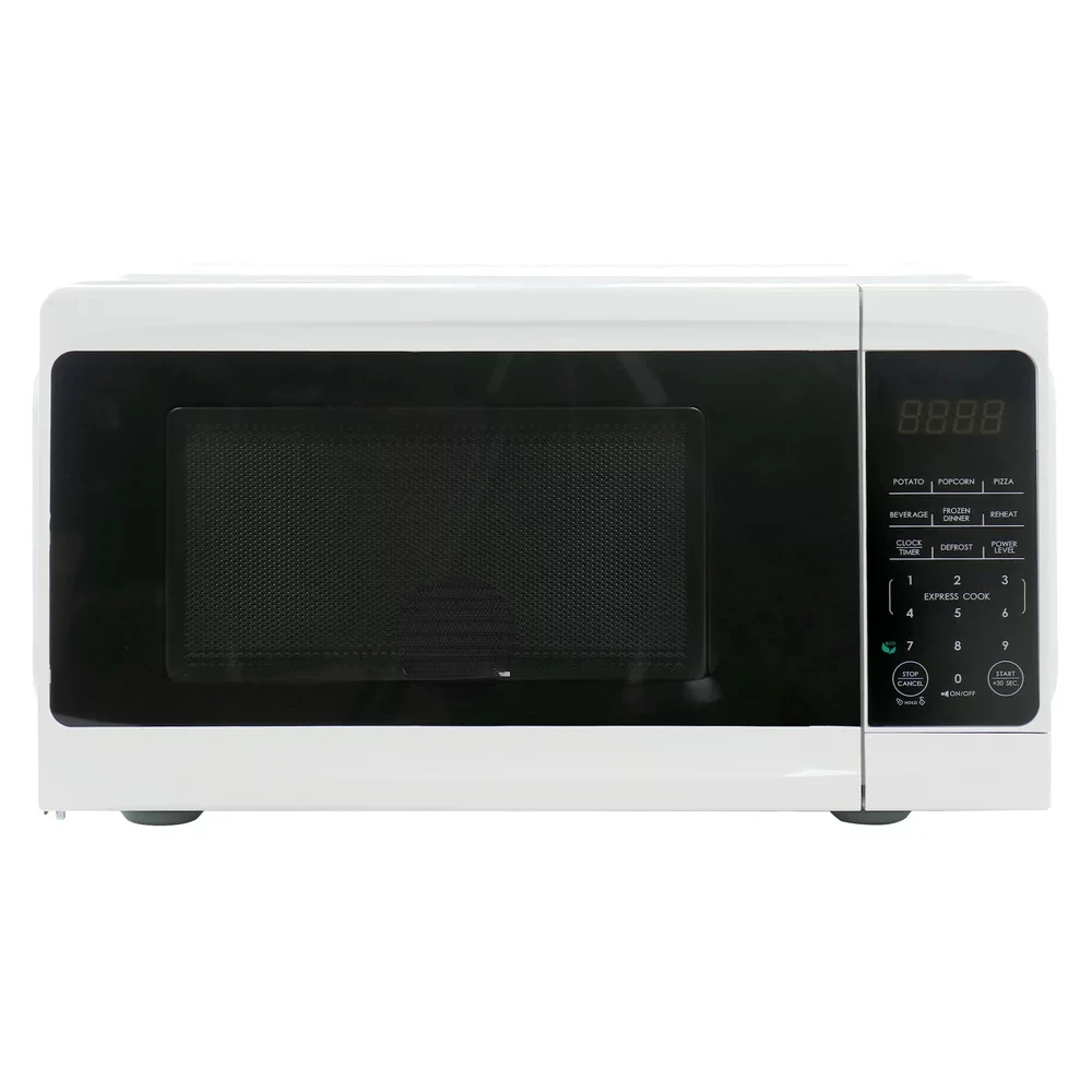 

cu ft 700W Countertop Microwave Oven in White with One Express Cooking Home appliance Hogar y cocina Home applicances Home appl