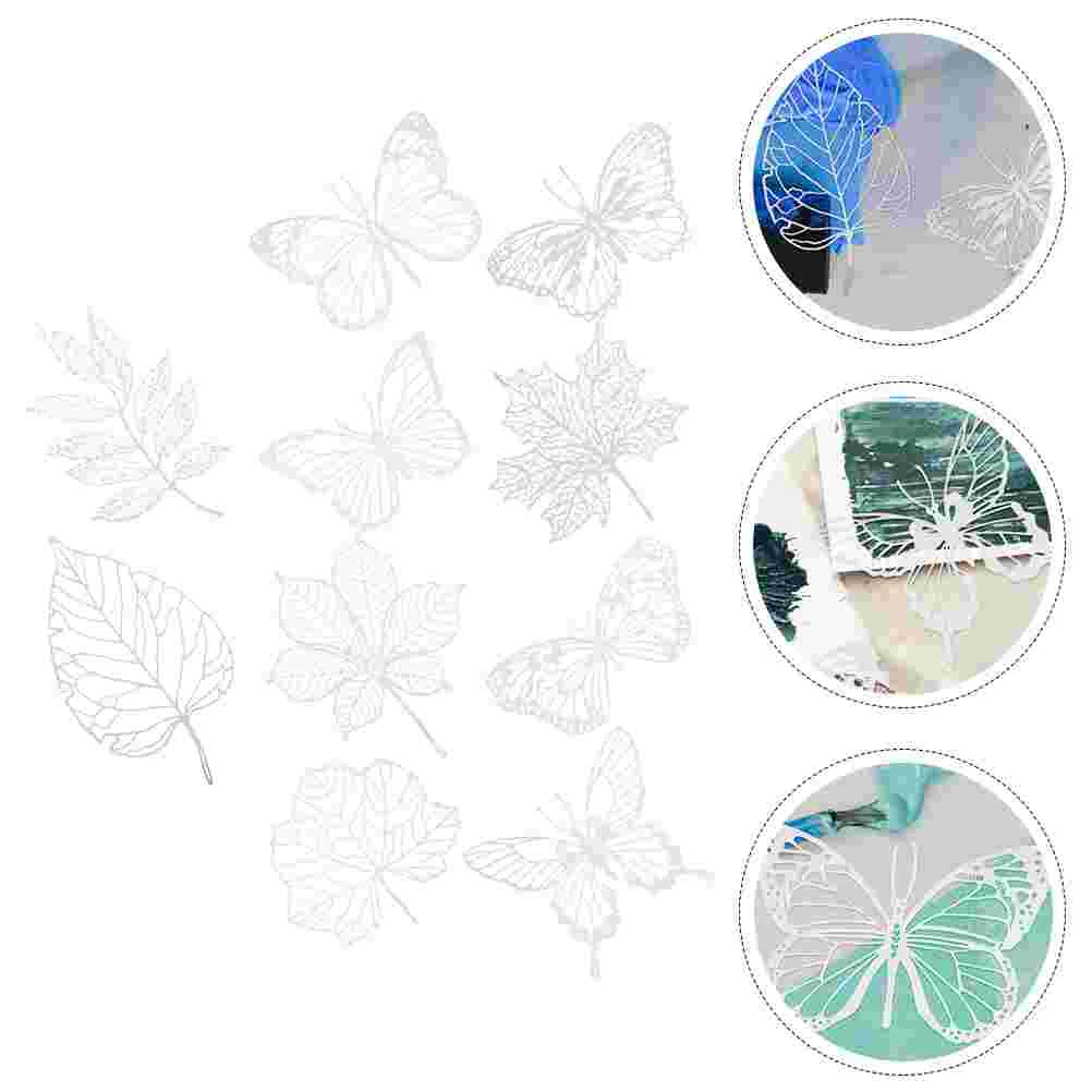 

2 Sets Flower Accessories Cyanotype Template Printing Paper Material Package Papers DIY Accessory White Practical Tool