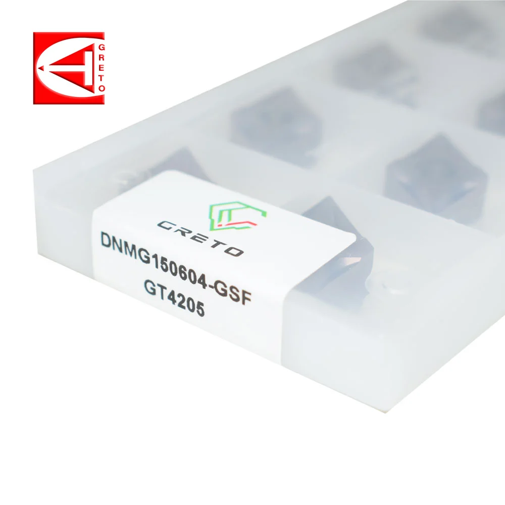 GRETO DNMG150604-GSF DNMG150608-GSF GT4202 GT4205 карбидные наконечники Cnc DNMG150612-GSF DNMG1504 DNMG 150408