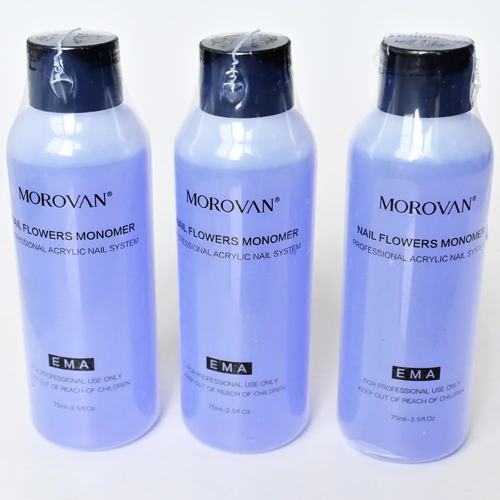 

75/1000ML EMA Acrylic Liquid Monomer Resistant Yellow MMA-Free Nail Monomer Liquid Fast Dry Acrylic Liquid For Nail Extend/Build