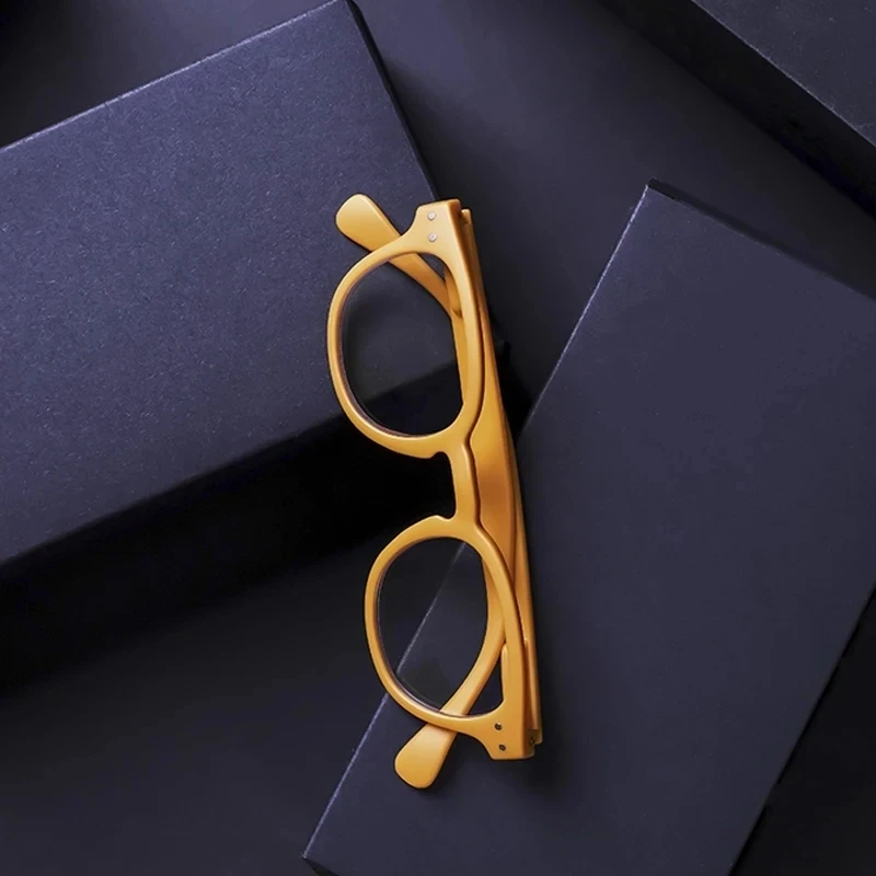 Очки для чтения мужчин/женщин круглая оправа в стиле легкие очки по рецепту с