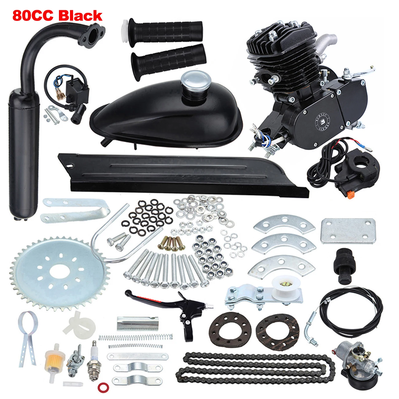 

Двигатель для велосипеда Samger, карманный двухтактный велосипедный двигатель, 80 куб. См