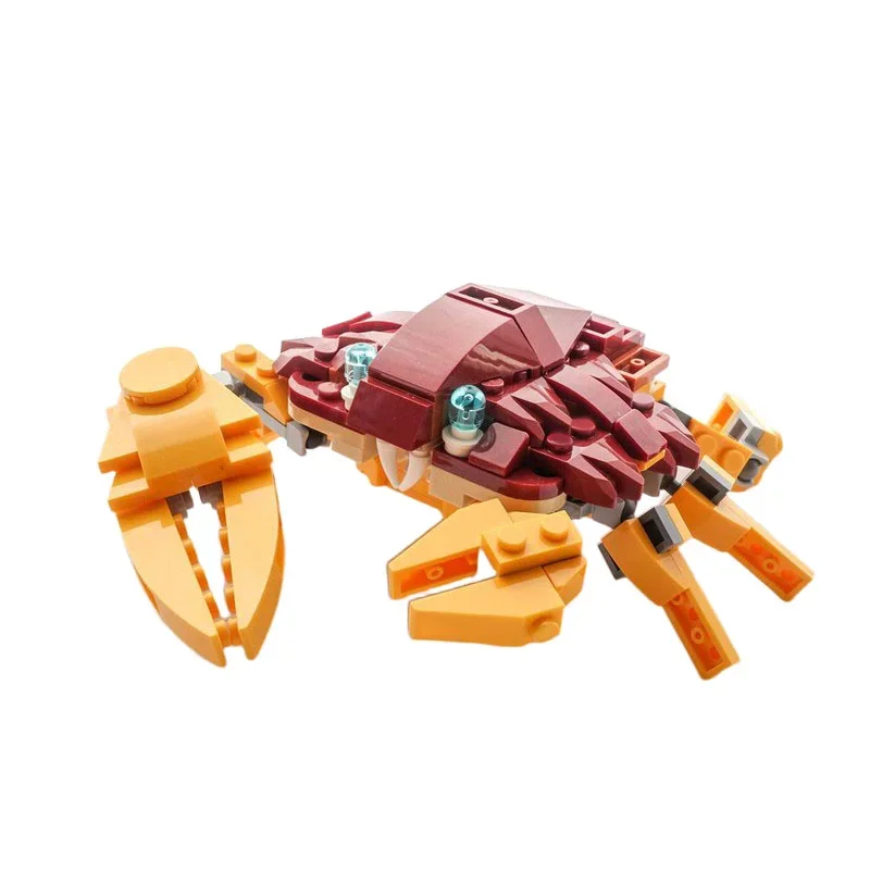Набор для сборки модели краба MOC Creator 3 (183 детали) – развивающий конструктор для детей, идеальный подарок на Рождество и День рождения (art.: 3920d81253884) - 3920d81253884