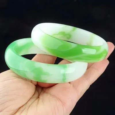 

Hetian jade zheru Jewelry NaturalHetian jade54mm-62mm bracelet Exquisite Princess bracelet send girlfriend send mom