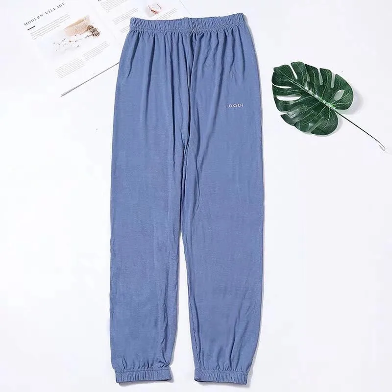 New Women Pantalones Spring Summer Modal Printed Letter House Pants Korean Casual Pajamas Pant Ladie's Sleepwear Trousers