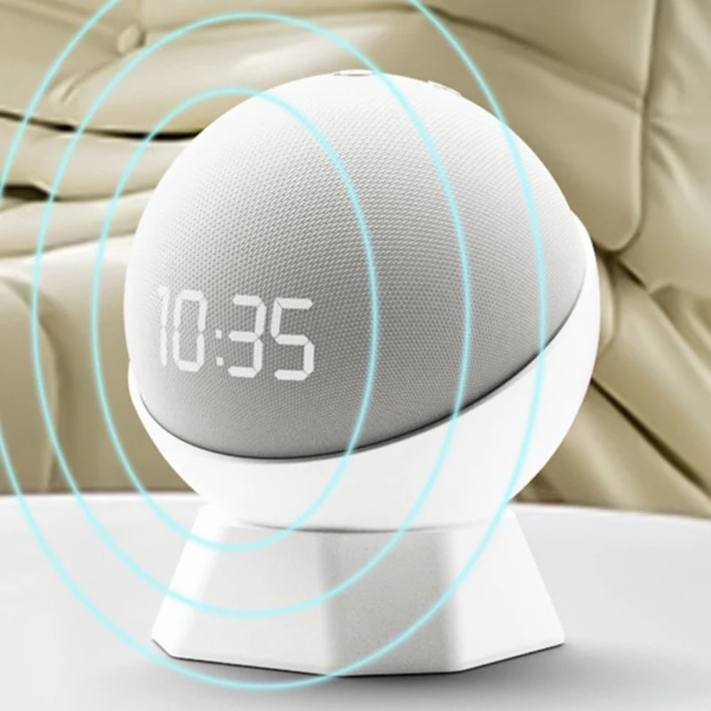 

Audio Silicone Case For Amazon Echo Dot 5th/4th Generation Wireless Bluetooth Speaker Silicone Holder Built-in Cable Management