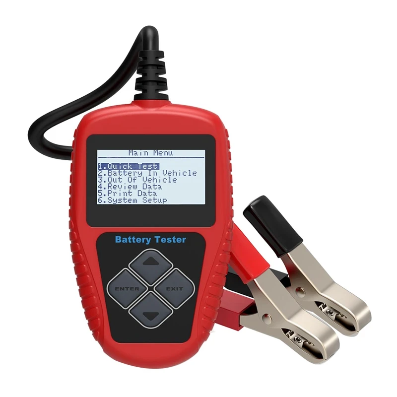 

Auto Battery Tester With LED Indication Accurate Test BA101 12V Resistance Accuracy Battery Tester Analyzer