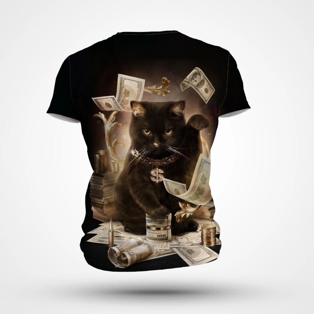 

2023 Men's T-shirt 3D Printed Short Sleeve Top Casual Style Men's T-shirt Men's Clothing Round Neck Style